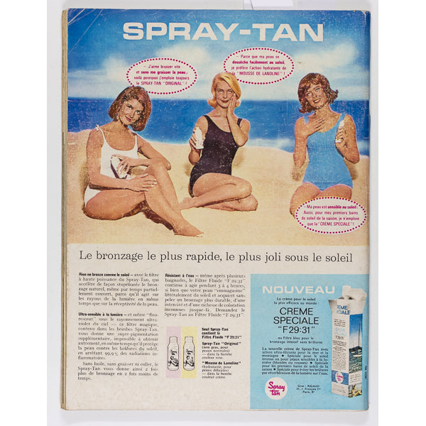 MONICA VITTI Princess Soraya TINTIN vtg FRENCH ELLE magazine July 1962