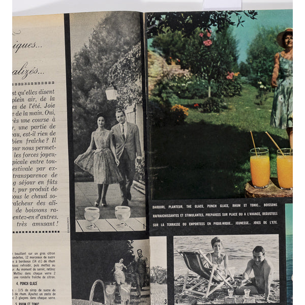 MONICA VITTI Princess Soraya TINTIN vtg FRENCH ELLE magazine July 1962