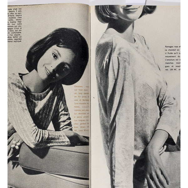 MONICA VITTI Princess Soraya TINTIN vtg FRENCH ELLE magazine July 1962