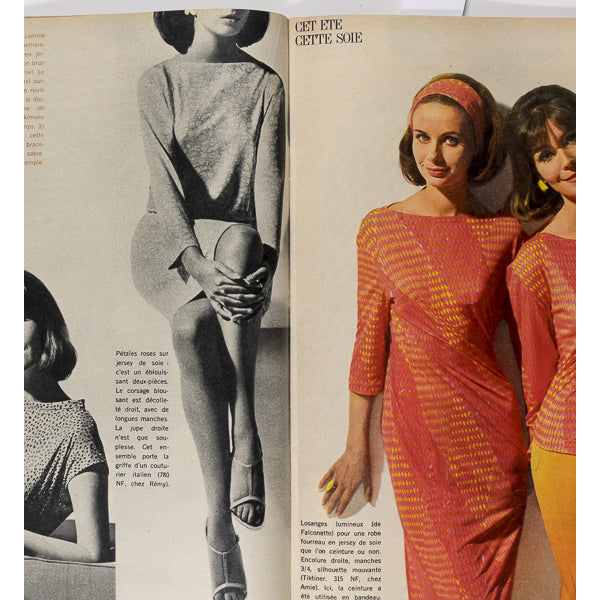 MONICA VITTI Princess Soraya TINTIN vtg FRENCH ELLE magazine July 1962