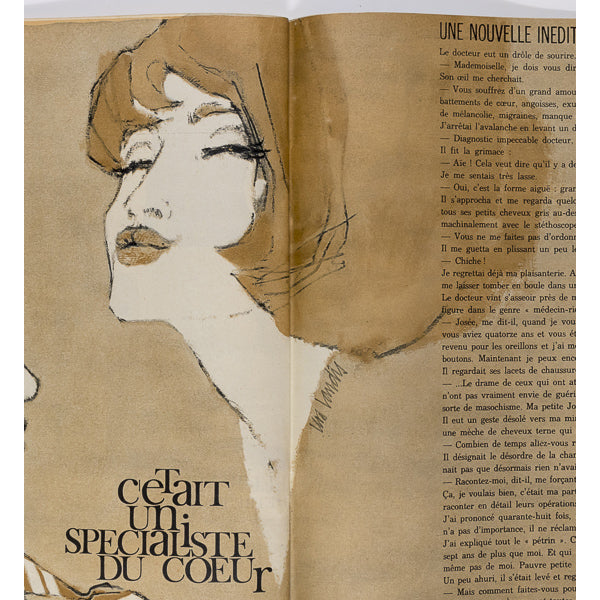 MONICA VITTI Princess Soraya TINTIN vtg FRENCH ELLE magazine July 1962