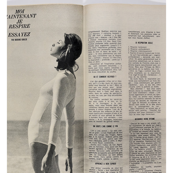 MONICA VITTI Princess Soraya TINTIN vtg FRENCH ELLE magazine July 1962