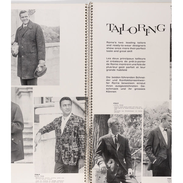 RENE GRUAU Pierre Cardin SIR Fashion Journal Spring 1962 Menswear 60's