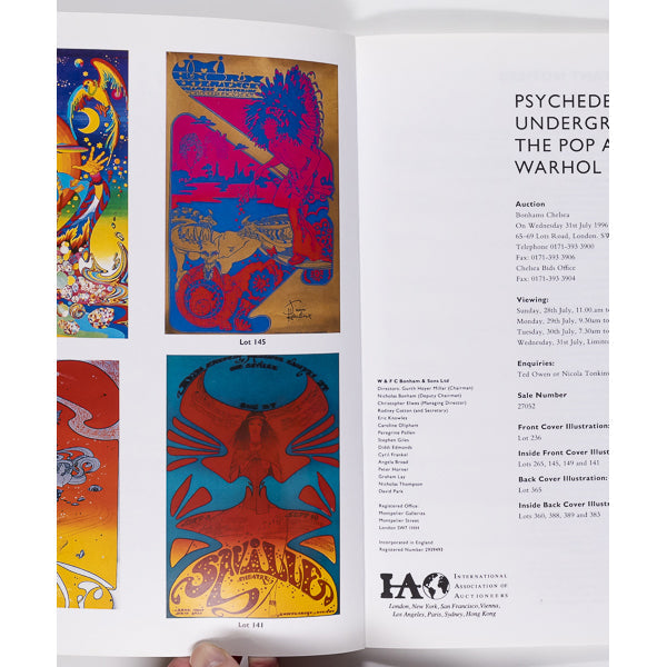 MARTIN SHARP Plant a Flower Child BONHAMS Auction Catalog 31 July 1996