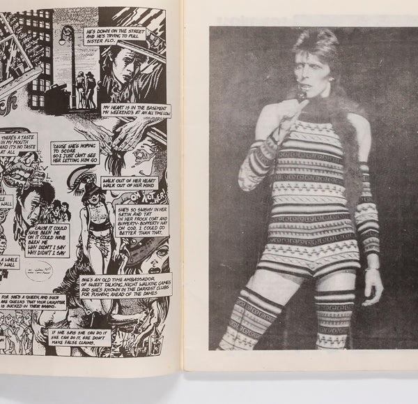 DAVID BOWIE Lives & Times BOOK Bootleg Zine MICK ROCK magazine GLAM UK