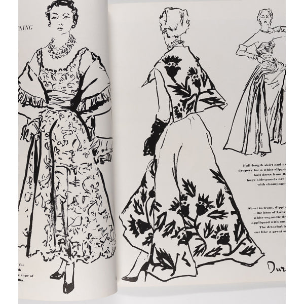 LONDON COLLECTIONS Paris DURANI John French HARPER'S BAZAAR March 1952