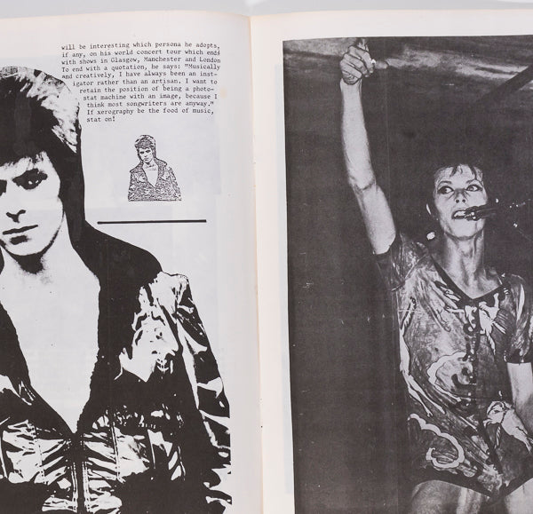 DAVID BOWIE Lives & Times BOOK Bootleg Zine MICK ROCK magazine GLAM UK