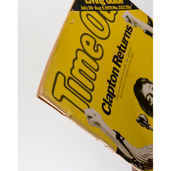 Eric Clapton HARLAN ELLISON Robert Ellis - TIME OUT magazine July 1976