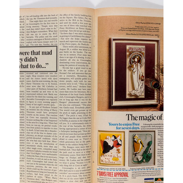 DOMINIQUE SANDRA Evelyn Hofer BERTOLUCCI The IRA Sunday Times Feb 1975