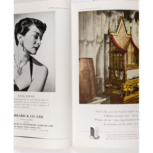 The Queens Coronation JOHN FRENCH The Tatler Magazine 10th June 1953
