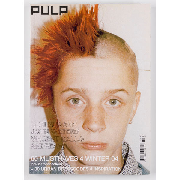 Hedi Slimane GEMMA WARD Chloe Sevigny VINCENT GALLO Pulp magazine 2004
