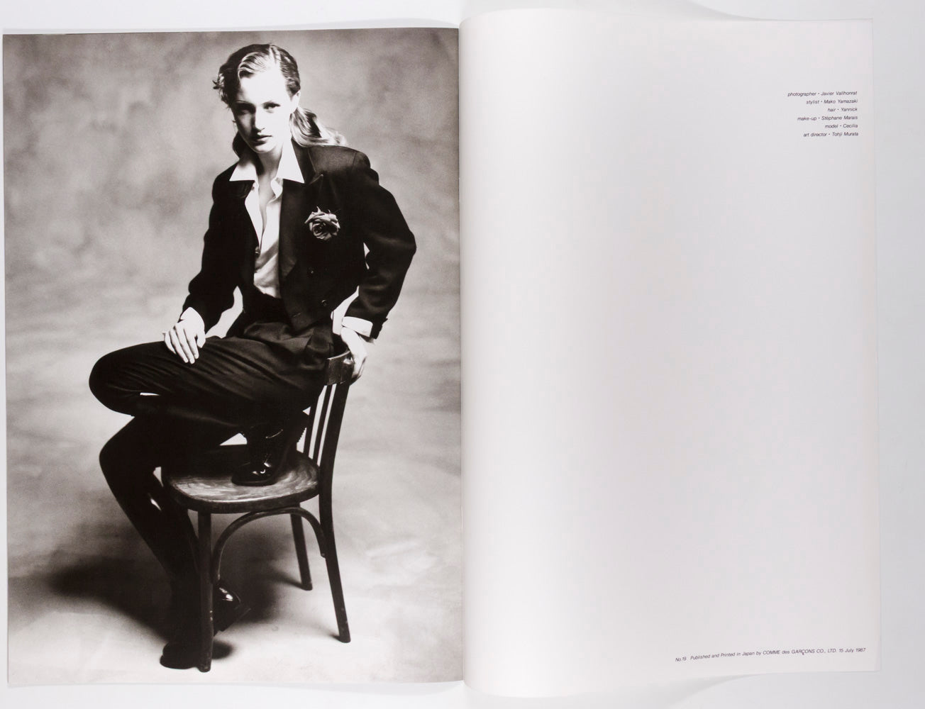 COMME des GARCONS Tricot LOOKBOOK 19 Cecila Chancellor 1987 VALLHONRAT