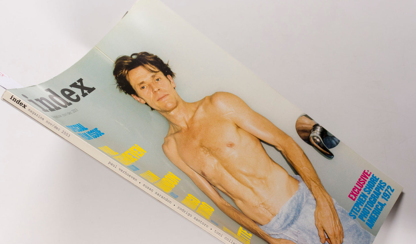 Willem Dafoe EVA GREEN Stephen Shore INDEX magazine November 2003 Paul Verhoeven