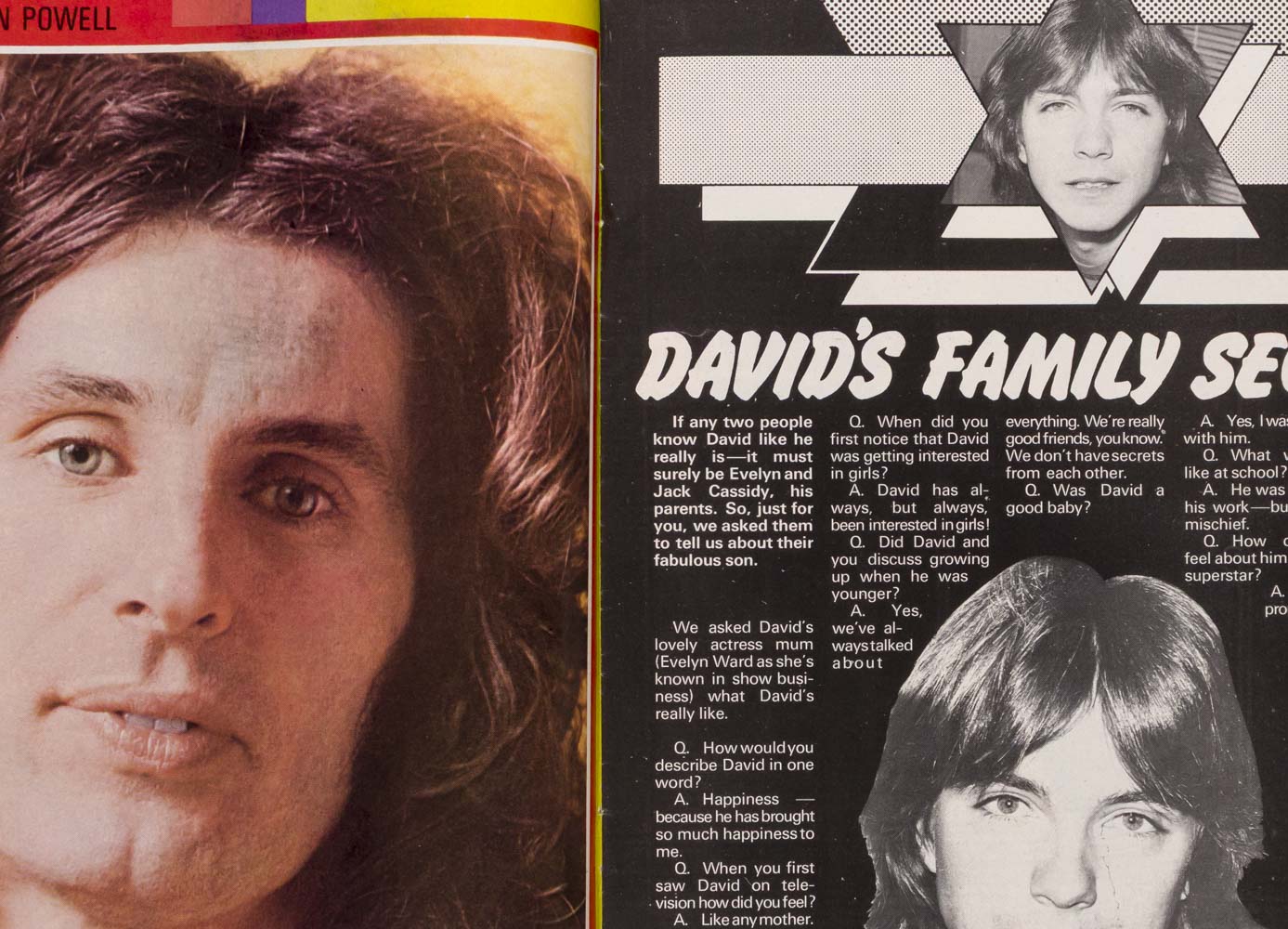 DONNY OSMOND Michael Jackson RICK SPRINGFIELD Music Star 13 March 1973