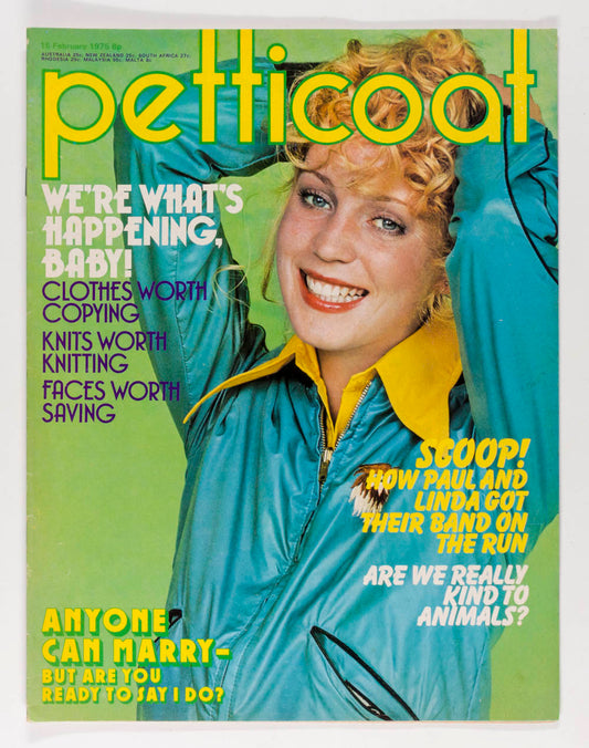 KENNY EVERETT Doug McLure WINGS Patricia Roberts PETTICOAT magazine 15 February 1975