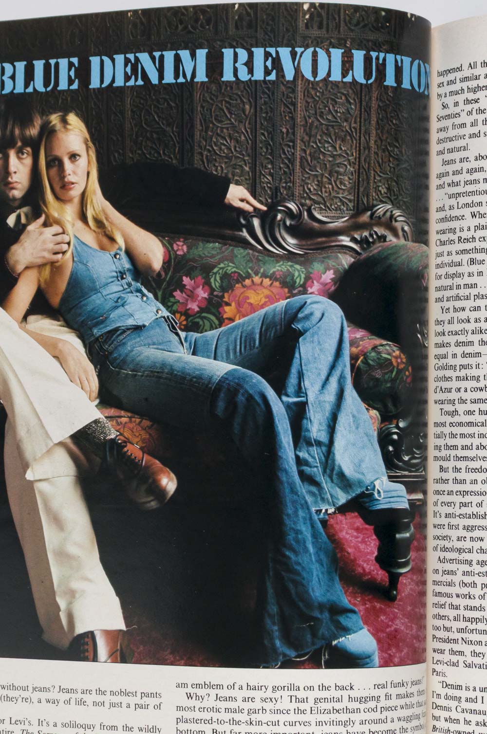 Muhammad Ali VERUSCHKA Robert Powell COSMOPOLITAN October 1973