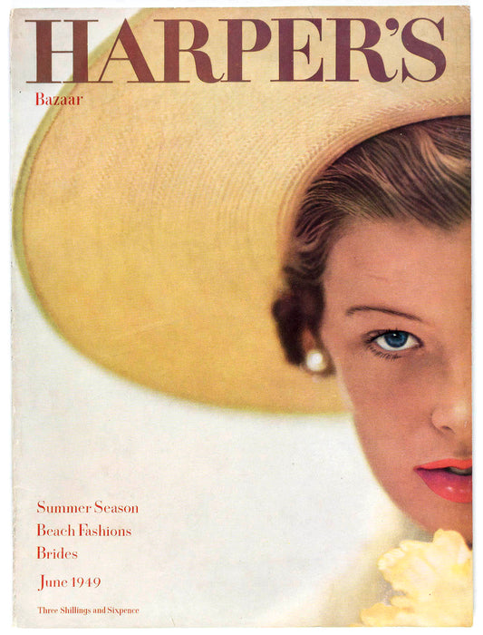 Richard Avedon Summer BEACH Brides HARPER'S BAZAAR magazine June 1949