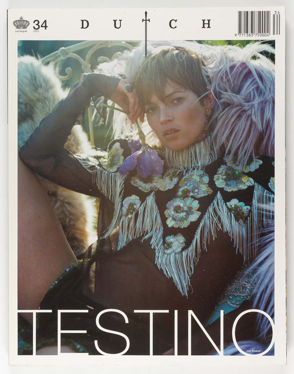 Dutch magazine #34 KATE MOSS Mario Testino EDWARD ENNINFUL July 2001 August