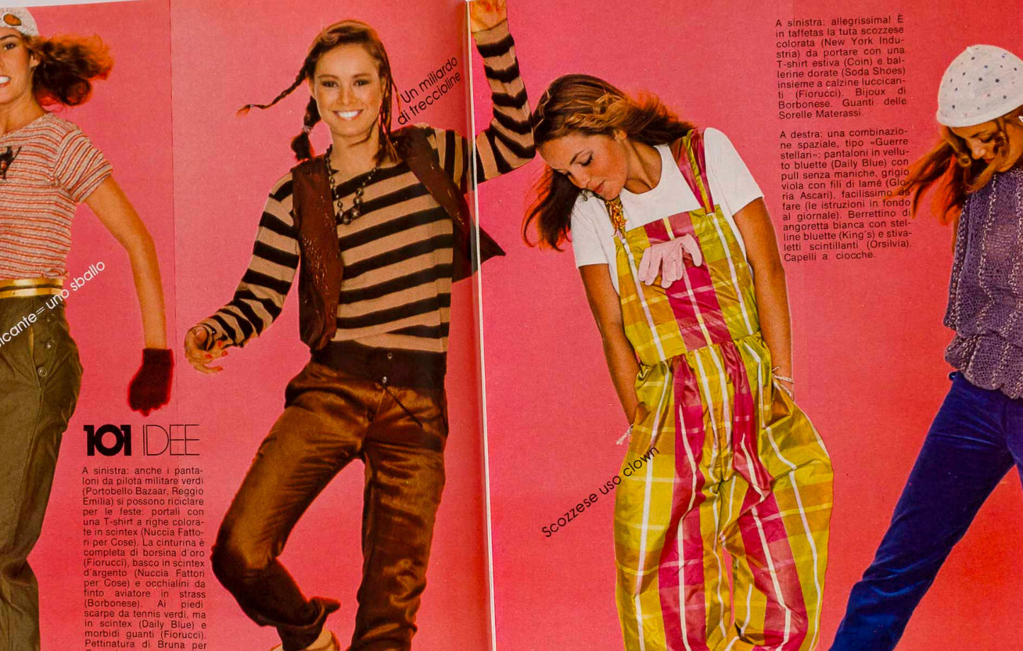Greta Scacchi PUNK FASHION The Clash LEI magazine December 1977 vtg FIORUCCI It.