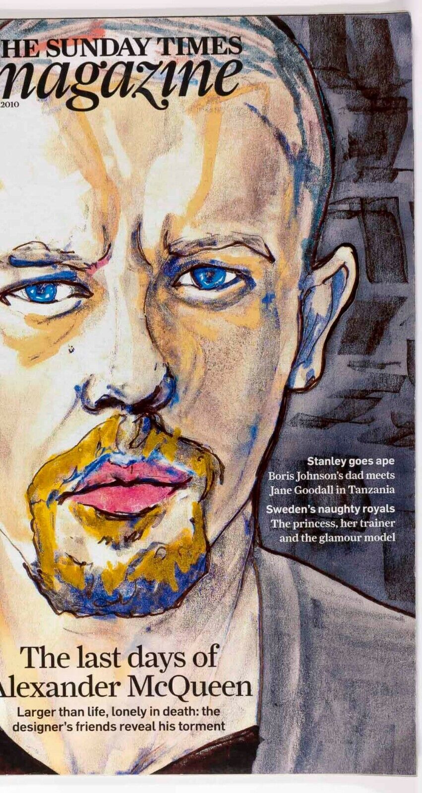 Alexander McQueen last days ISABELLA BLOW Martin Parr VTG Sunday Times magazine