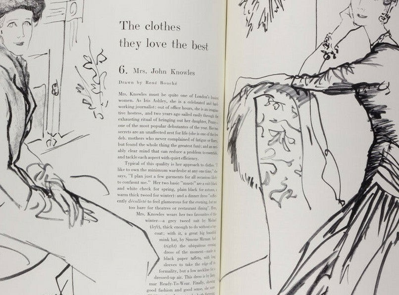 Norman Parkinson RENE BOUCHE Carroll Baker PIERRE BONNARD Vogue 1957 February UK