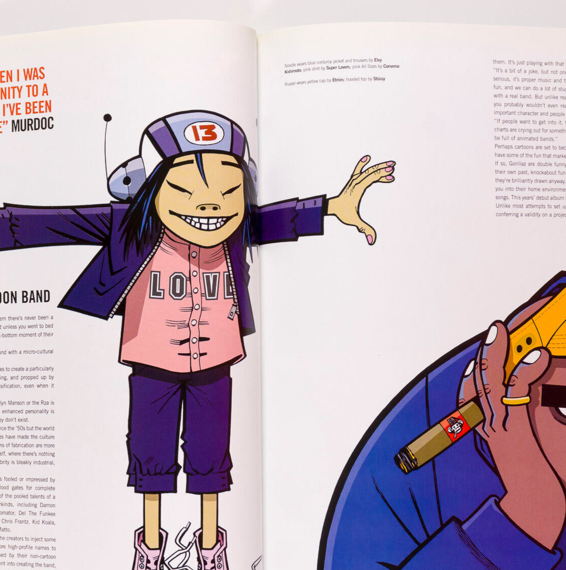 GORILLAZ 1st interview ! Jamie Hewlett DAMON ALBARN Jane Birkin DAZED & CONFUSED
