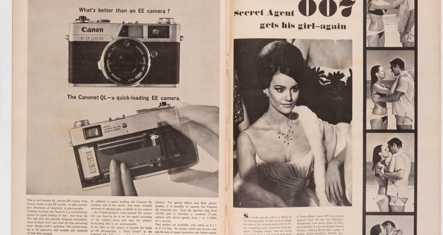 Claudine Auger SEAN CONNERY Loudon Wainwright  LIFE May 1965 DIETRICH BONHOEFFER