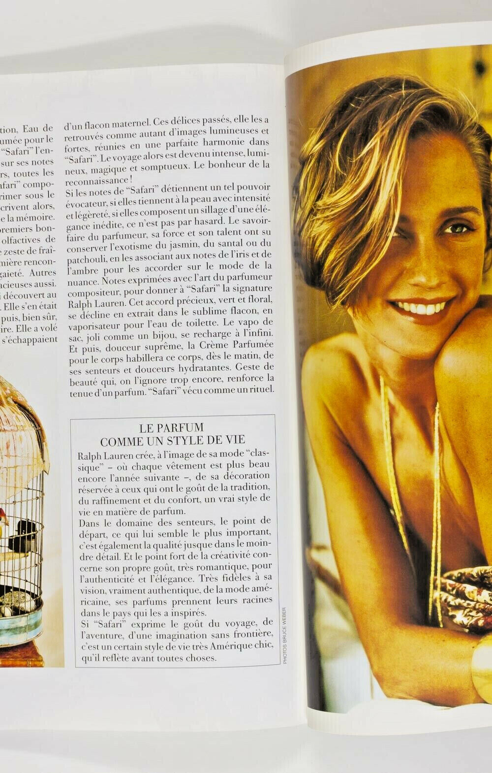 RALPH LAUREN Tatjana Patitz BRUCE WEBER Yasmin Le Bon MERYL STREEP Vogue Hommes