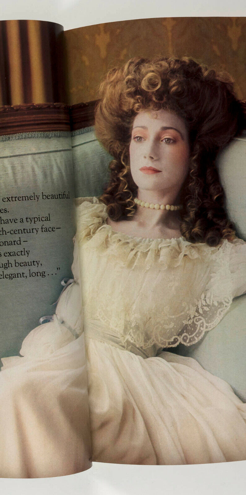 JERRY HALL Russia NORMAN PARKINSON Marisa Berenson JEAN MUIR Baku RTW vtg Vogue