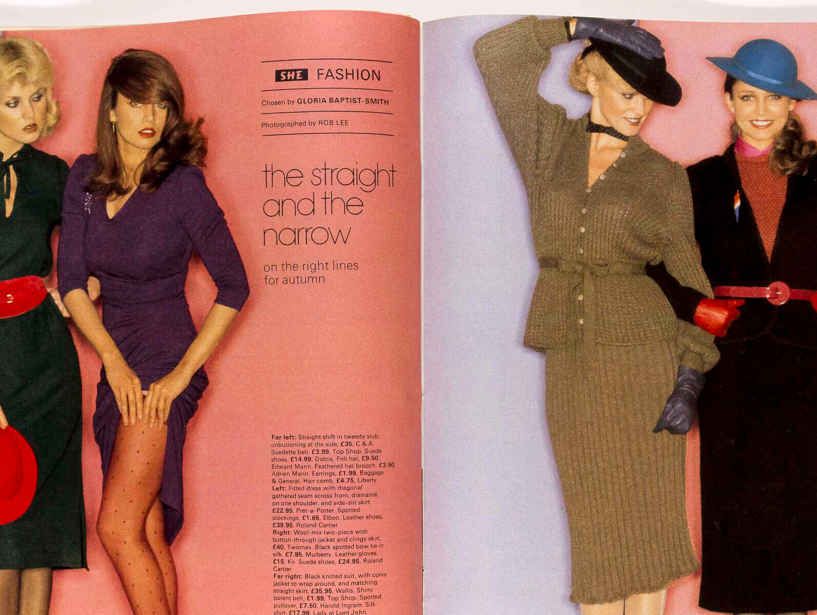 USCHI OBERMAIER Joe Jackson ART GARFUNKEL She magazine 1970's VERA SELBY Rob Lee