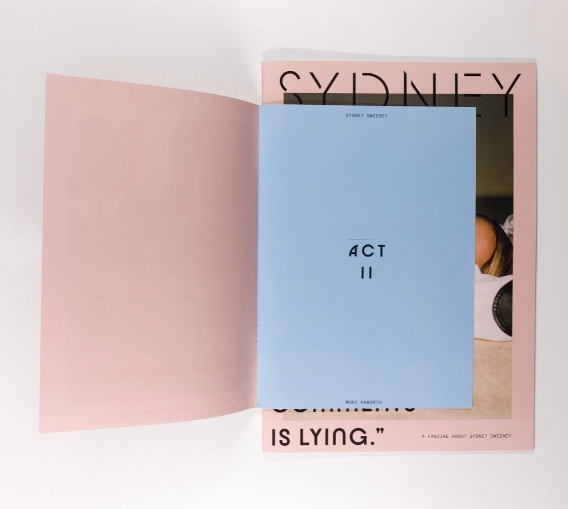 Sydney Sweeney TYRONE LEBON Lotta Volkova MIU MIU catalog LOOKBOOK zine AW 2022