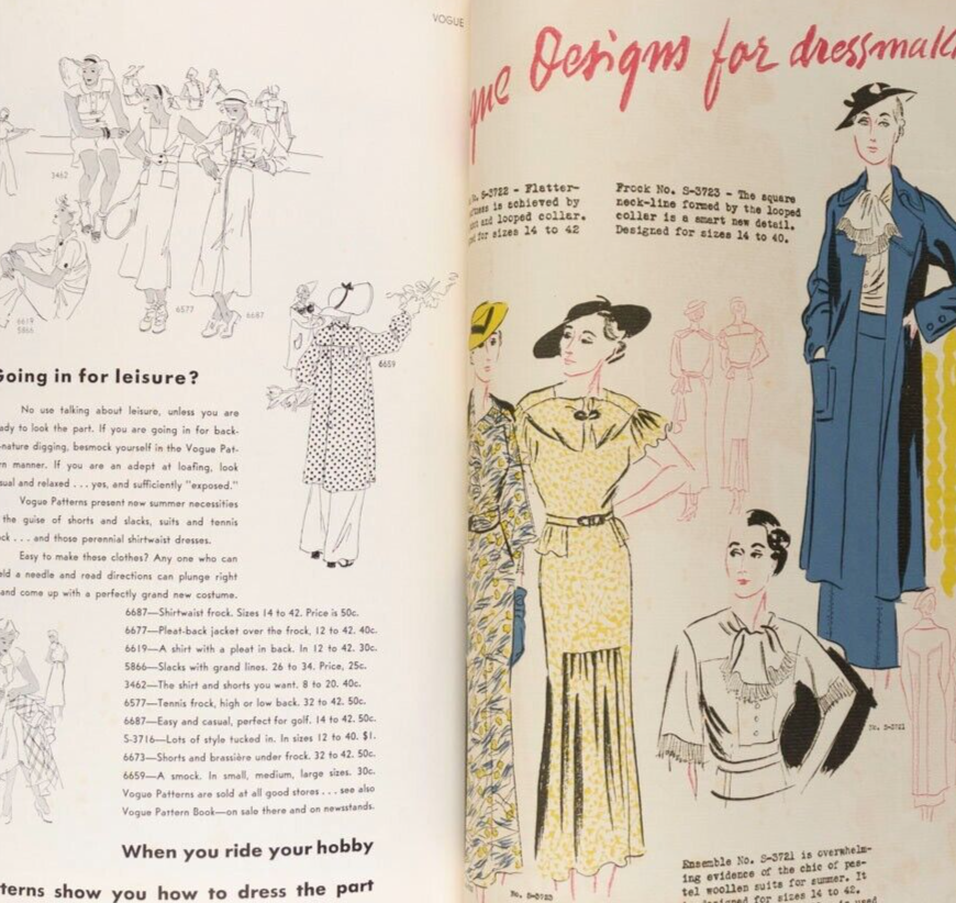 Paris Collections US VOGUE June 1934 Benito CECIL BEATON Horst Toni Frissell RBW