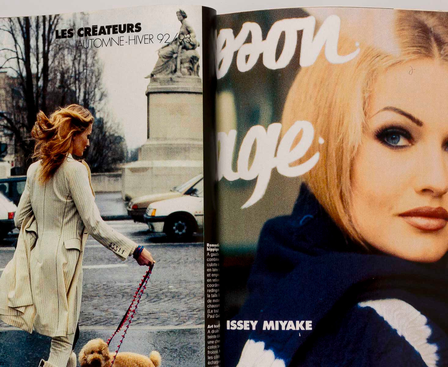 Vanessa Paradis PHILIPPE STARCK Collections ELLE FRANCE magazine 8 1992 Kidswear