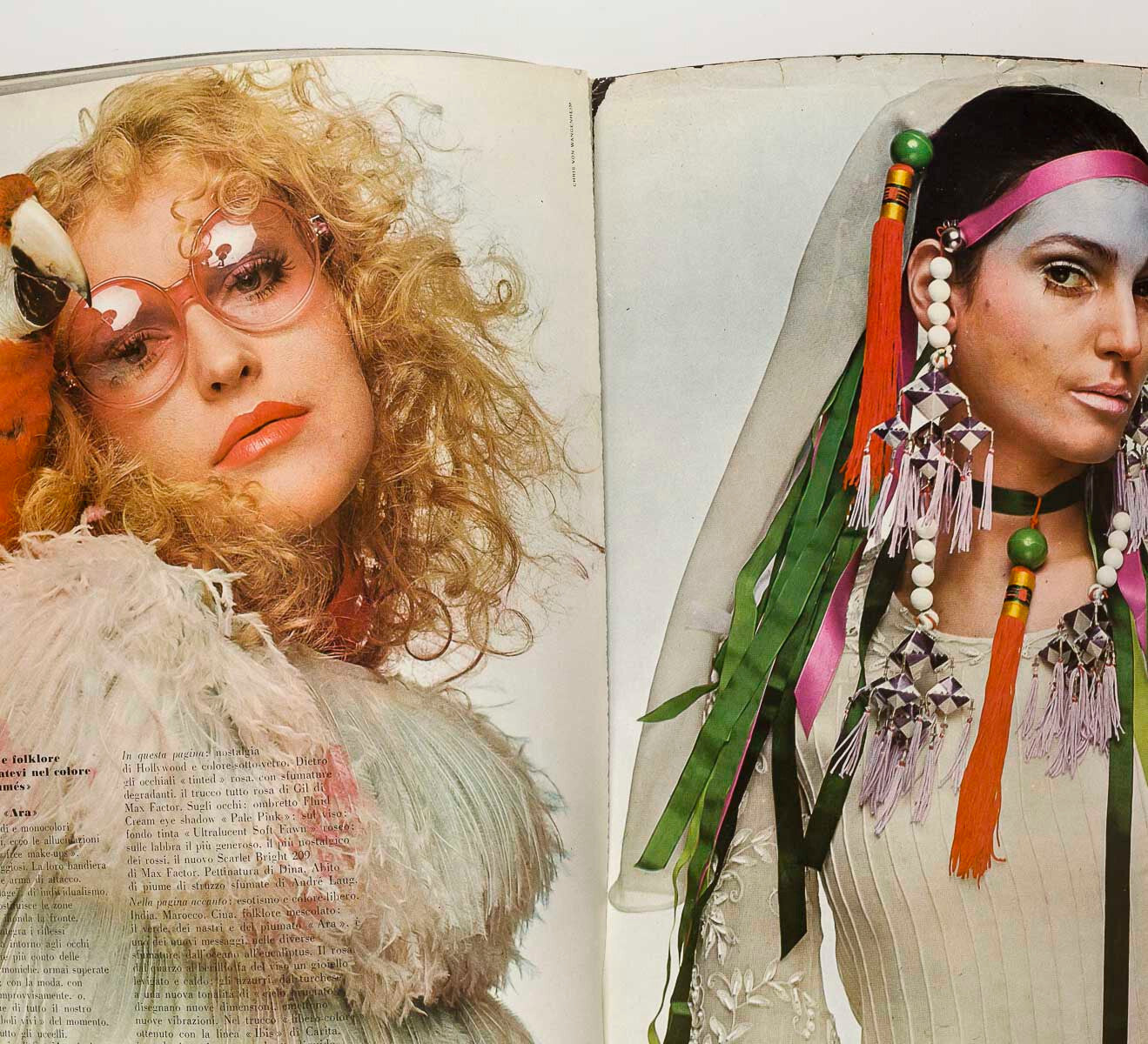 Moyra Swan DAVID BAILEY Barry Lategan COLLECTIONS Summer VOGUE ITALIA March 1970