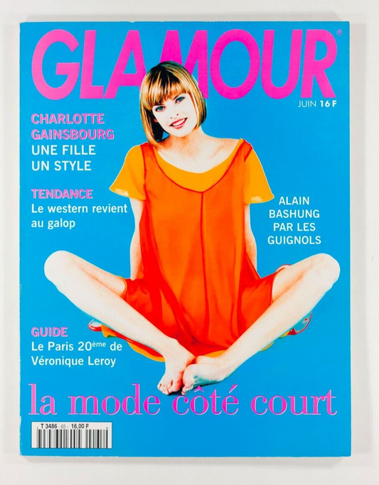 Linda Evangelista CHARLOTTE GAINSBOURG Rosemary Ferguson GLAMOUR magazine 1994