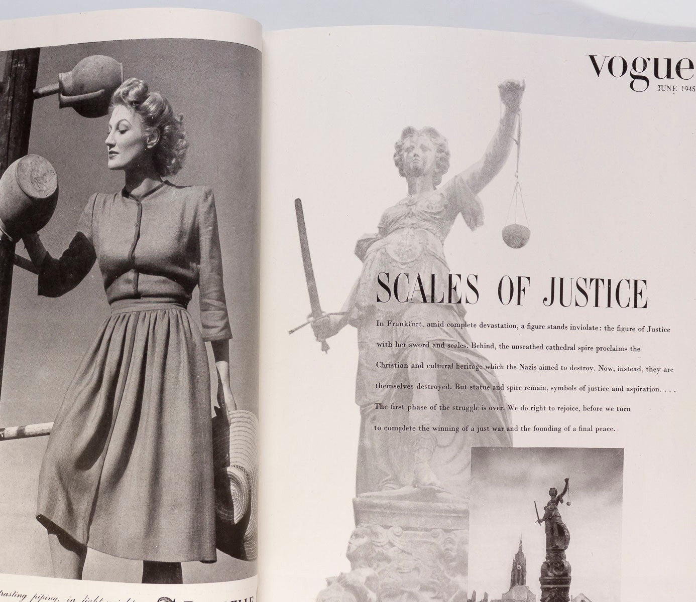 WWII Victory Number LEE MILLER Erwin Blumenfeld PARKINSON Beaton VOGUE June 1945