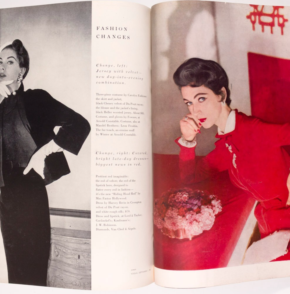 Dovima DIANE ARBUS Balenciaga VOGUE September 1953 Jean Patchett SUZY PARKER vtg