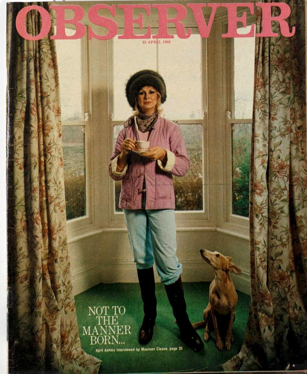 APRIL ASHLEY Chris Steele-Perkins SOUTH AFRICA Tom Conti OBSERVER magazine 1982