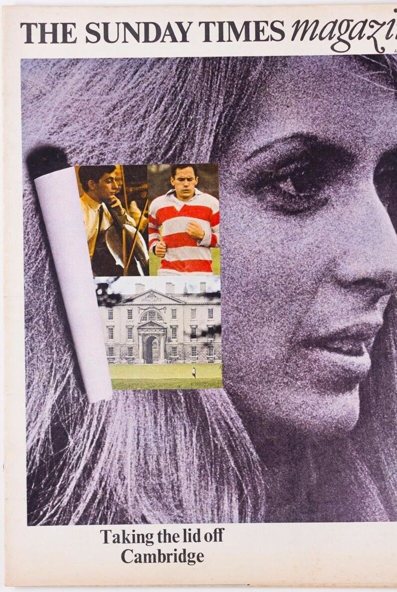 CAMBRIDGE Paul McCartney solo THE BEATLES Carl Faberge SUNDAY TIMES MAGAZINE vtg