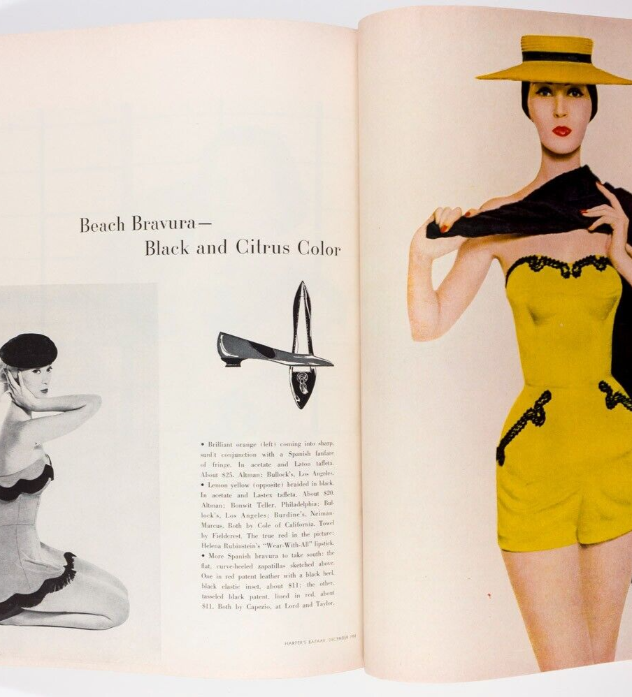Andy Warhol SUNNY HARNETT Avedon HARPERS BAZAAR December 1954 GRACE KELLY