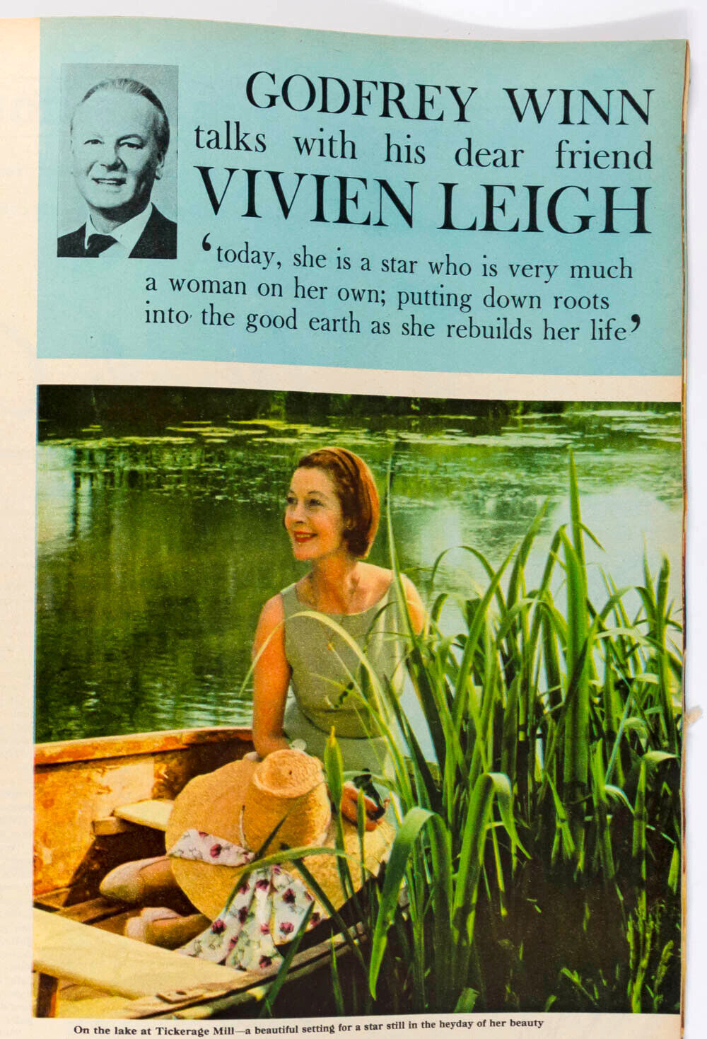 VIVIEN LEIGH Hardy Amies HAYLEY & JULIET MILLS Tania Mallett WOMAN magazine vtg
