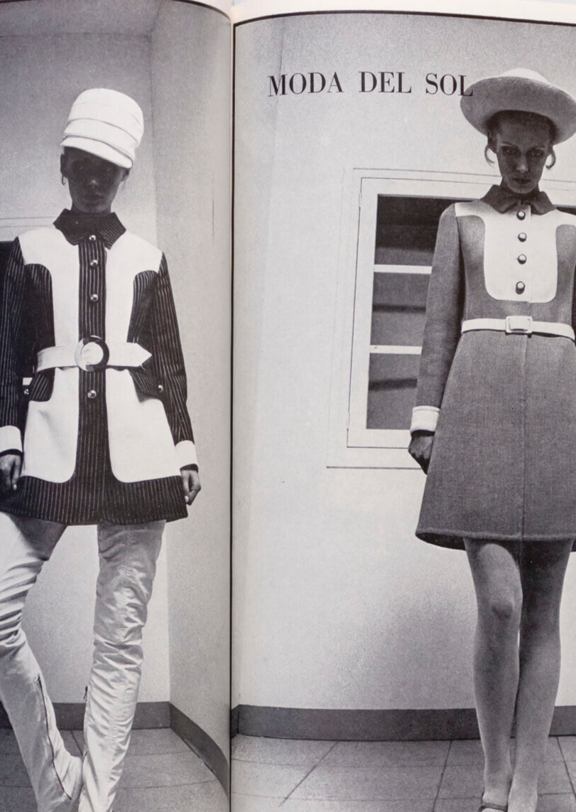 Catherine Deneuve SHARON TATE Guy Bourdin PARIS VOGUE February 1969 Marbella RTW
