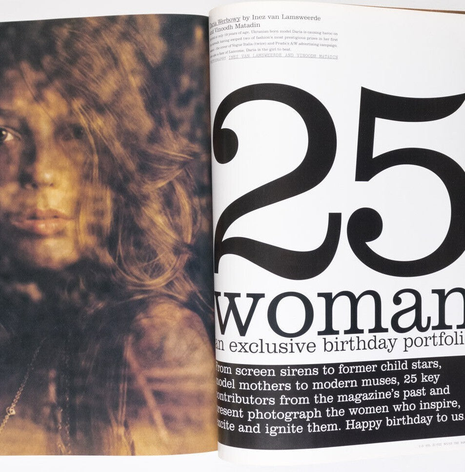 Liya Kebede JESSICA STAM Tatum O'Neal i-D September 2005 Tilda Swinton MIKE PITT