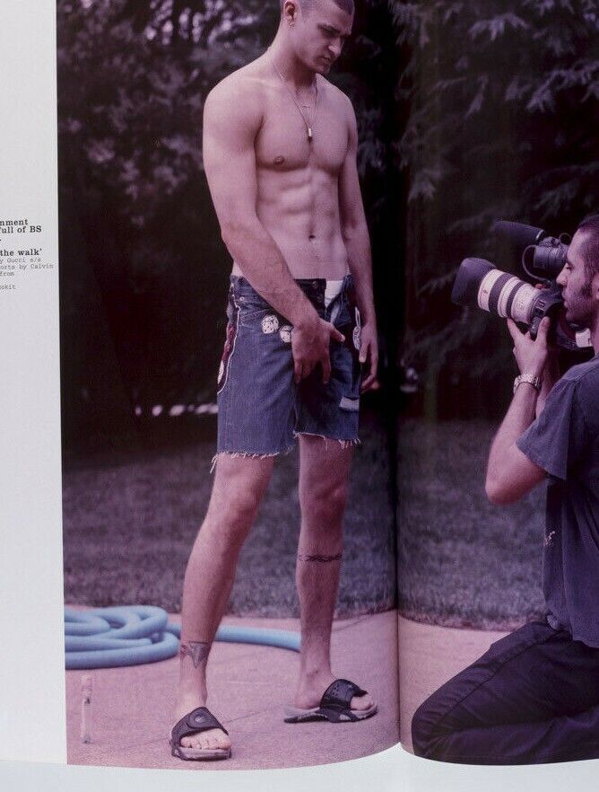Justin Timberlake STEVEN KLEIN David Sims CRAIG McDEAN Arena Homme + 2001 Winter