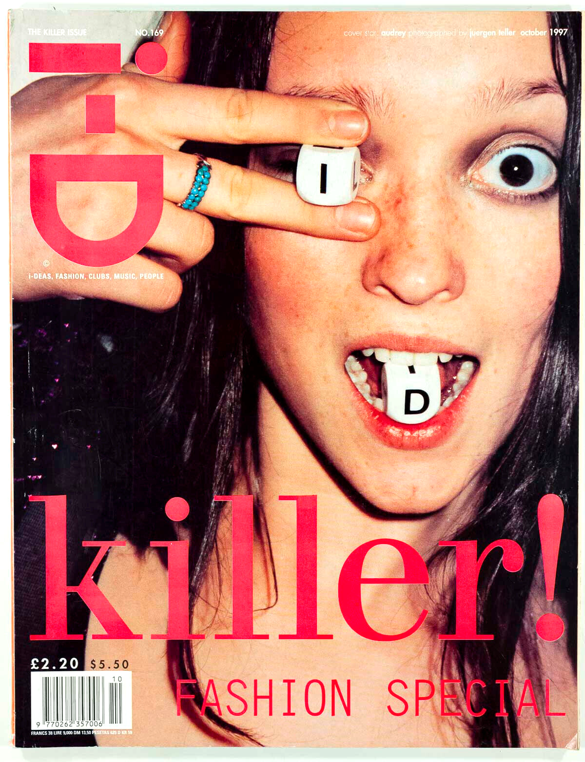 AUDREY MARNEY Juergen Teller KIRSTEN OWEN Judy Blame KELLY MCDONALD i-D magazine