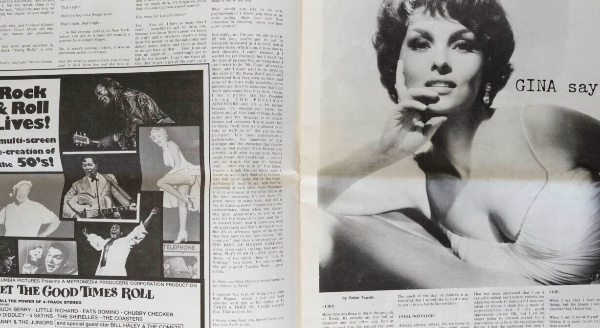 AMANDA LEAR Uschi BOWIE Fran Lebowitz IGGY Jane Forth STEPHEN BURROWS  Interview