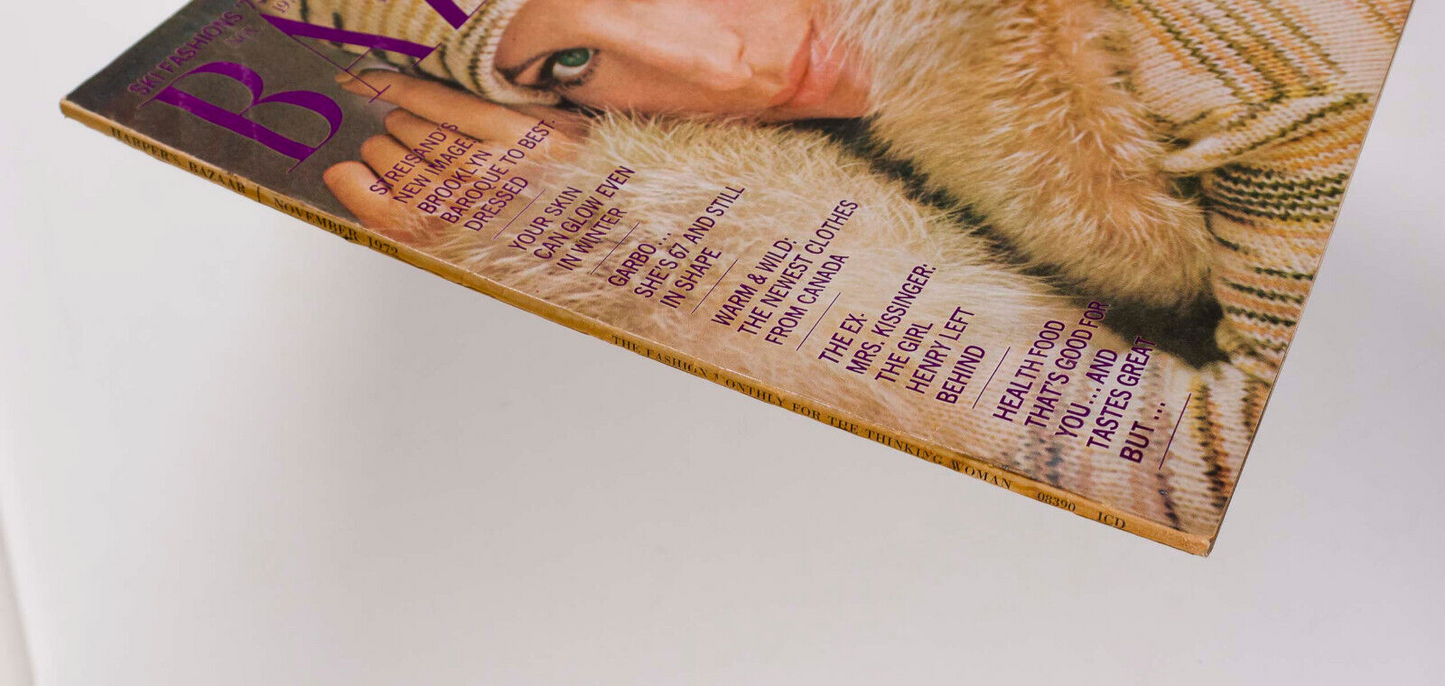 Barbra Streisand GEORGIA O'KEEFE Anjelica Huston SKI Carly Simon HARPER'S BAZAAR