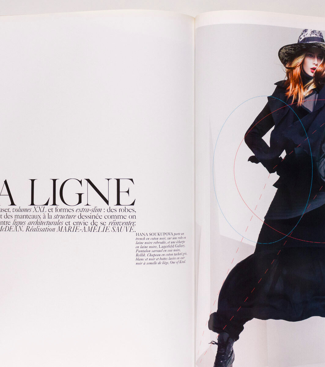 Jessica Stam GEMMA WARD Stephanie Seymour PARIS VOGUE September 2006 Biba LOEWE