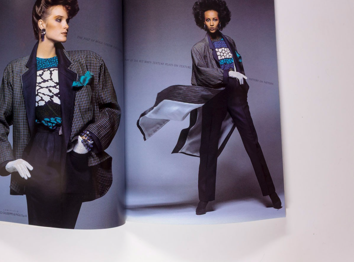 Iman ESCADA Margaretha Ley LOOKBOOK Fashion VTG Spring Summer 1985 catalogue 12