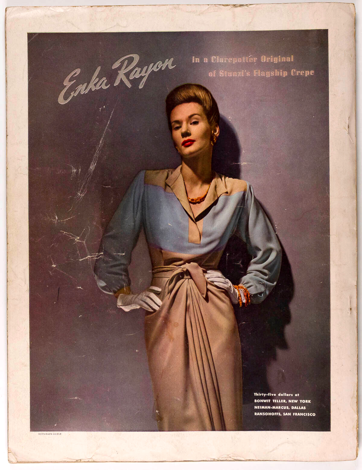 Florence Reichman RENE BOUCHE John Rawlings RBW Carl Erickson VOGUE May 1942 vtg